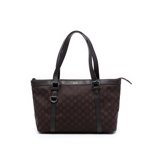 Gucci GG Nylon Abbey D Ring Tote