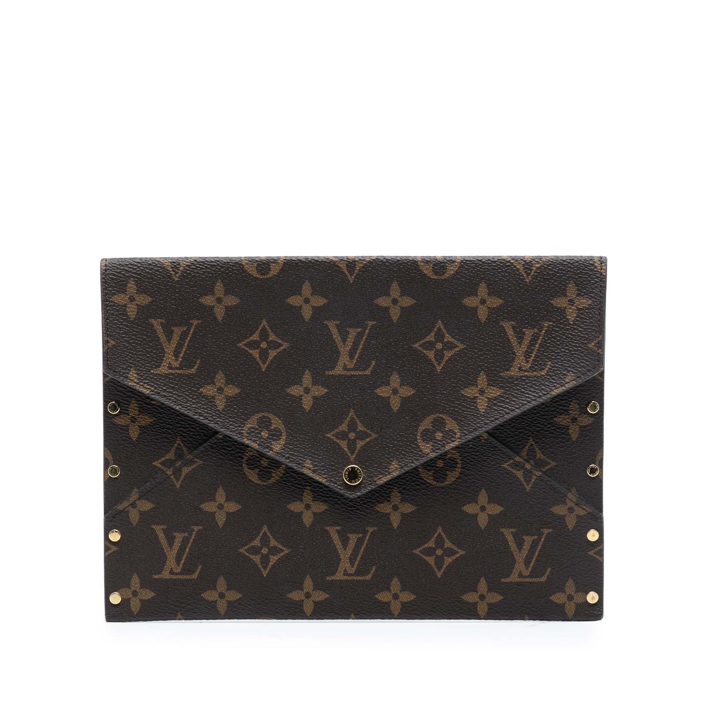 Louis Vuitton Monogram Rivets Envelope MM