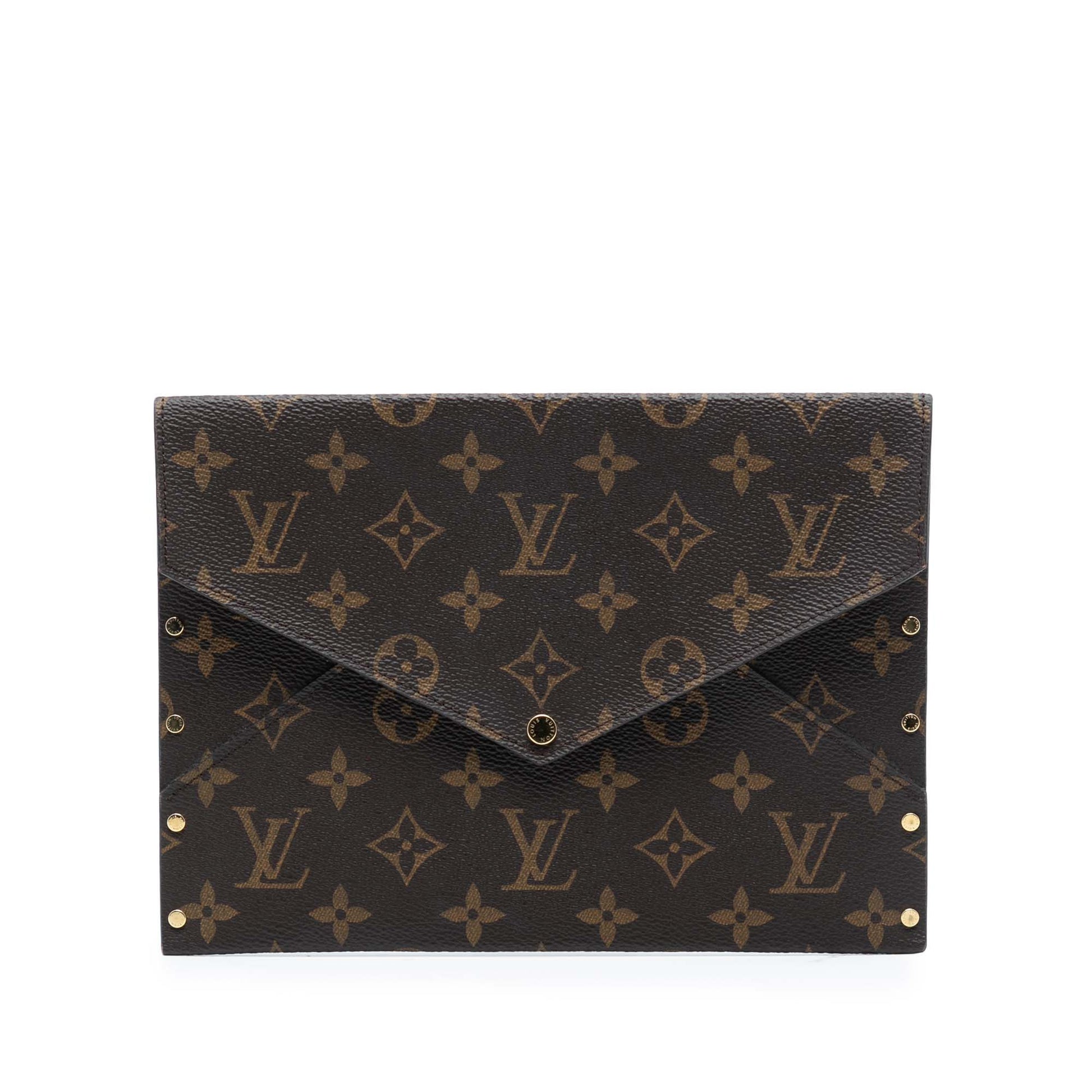 Louis Vuitton Monogram Rivets Envelope MM