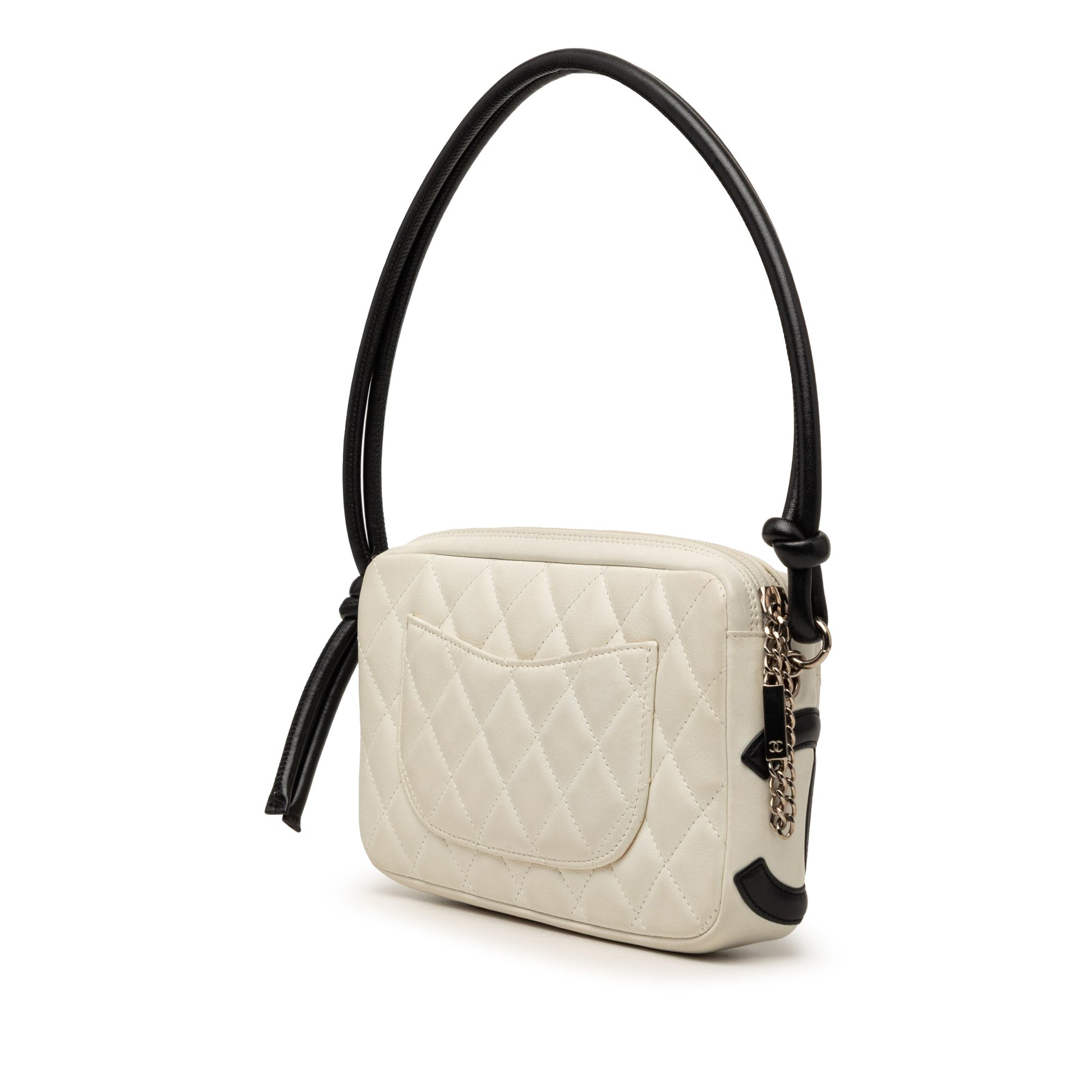 Chanel Quilted Lambskin Cambon Ligne Pochette