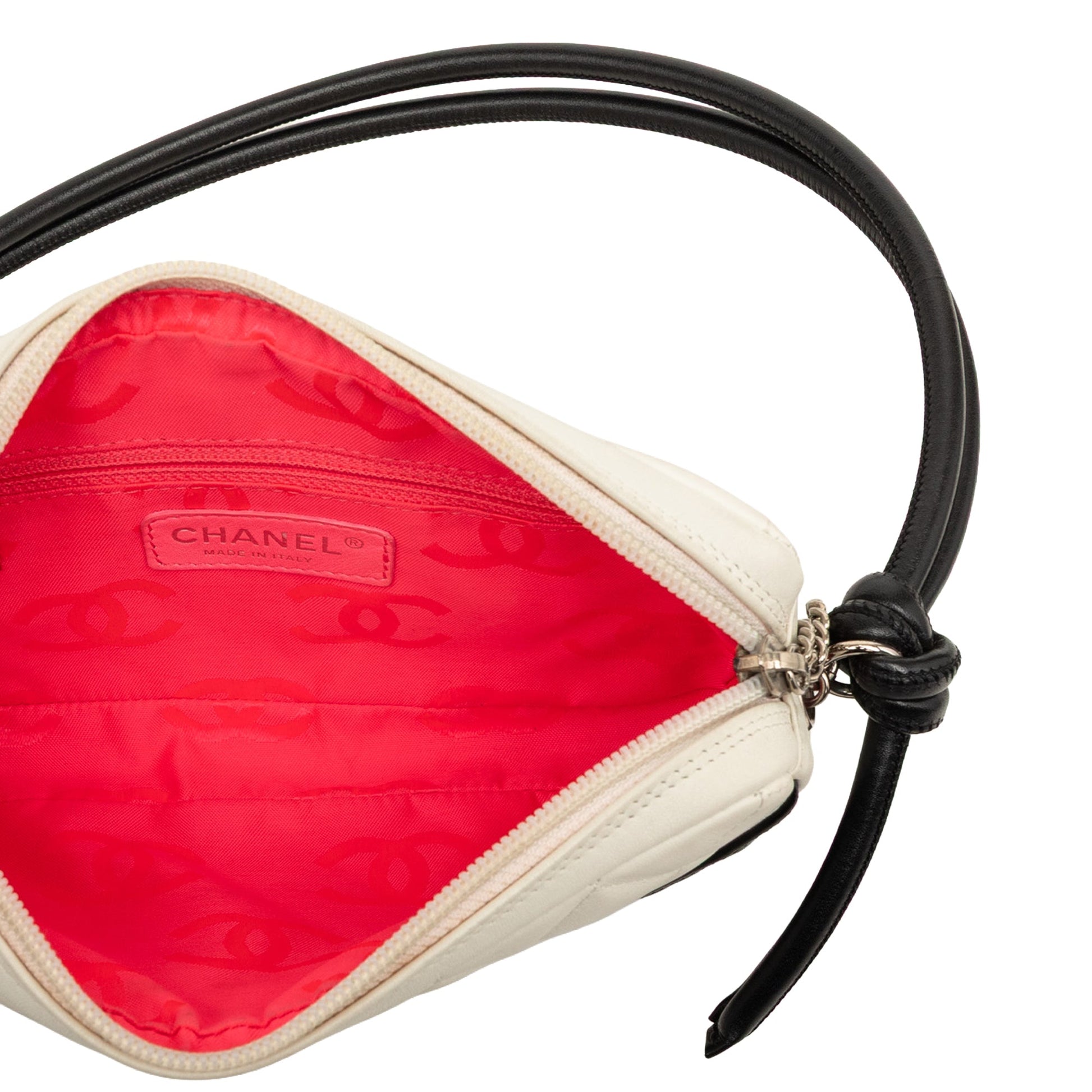 Chanel Quilted Lambskin Cambon Ligne Pochette