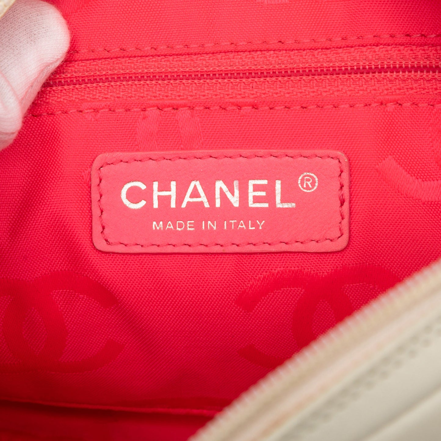 Chanel Quilted Lambskin Cambon Ligne Pochette