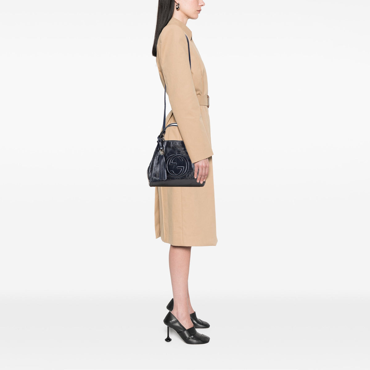 Gucci Small Patent Soho Satchel