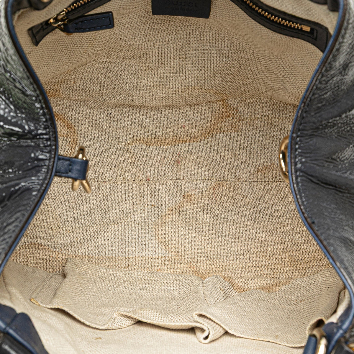 Gucci Small Patent Soho Satchel
