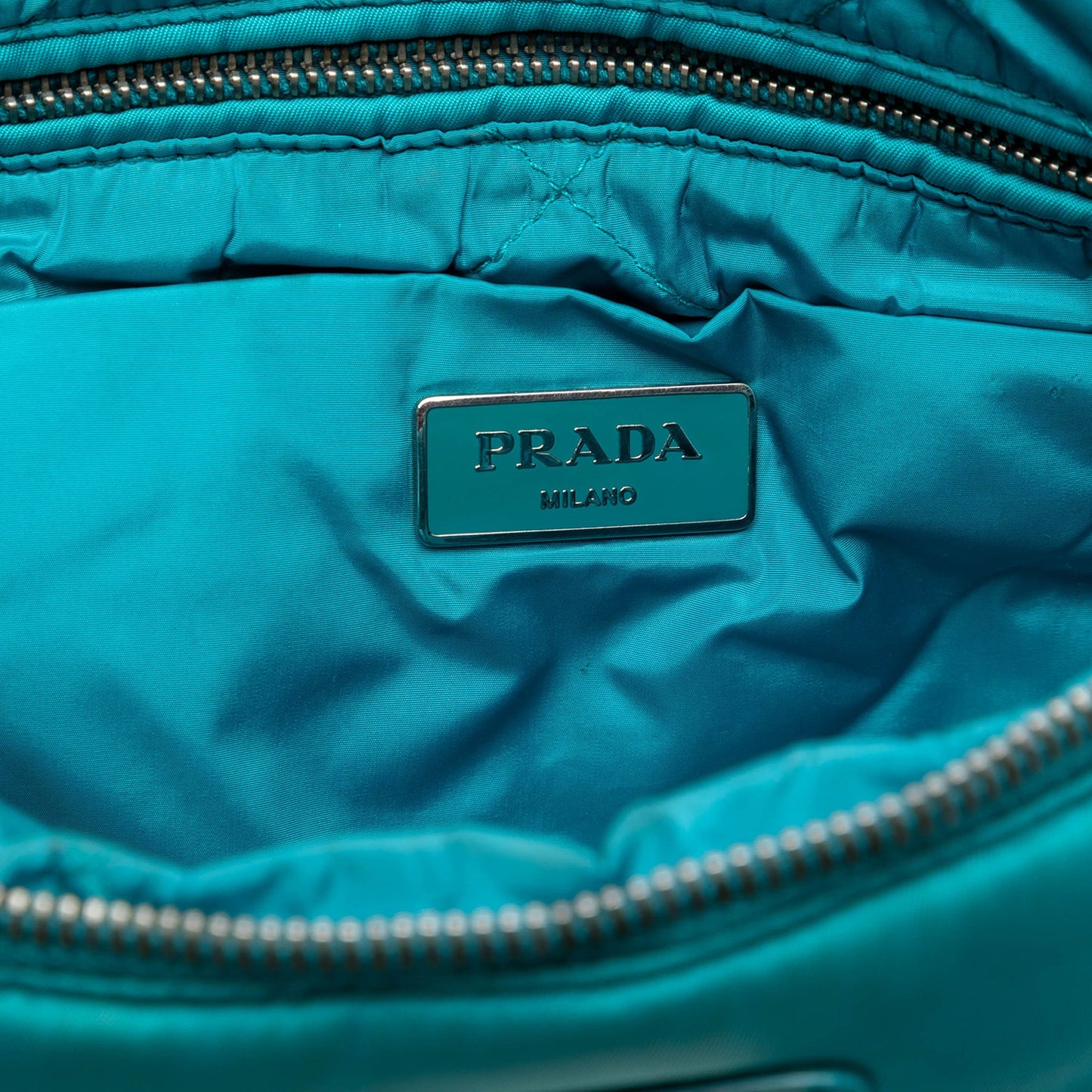 Prada Tessuto Bomber Clutch