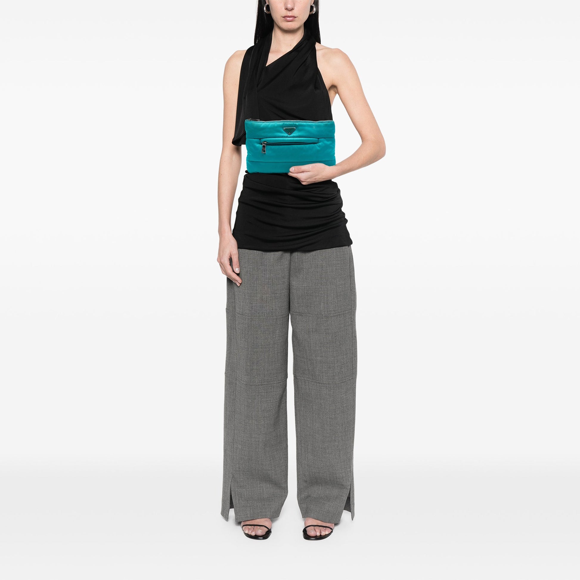 Prada Tessuto Bomber Clutch