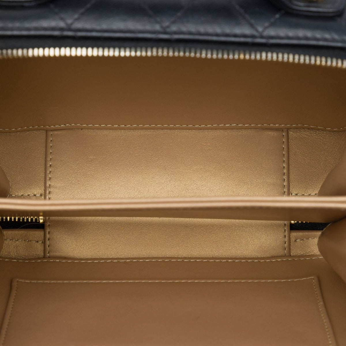 Chanel Medium Lambskin Golden Plate Vanity Case