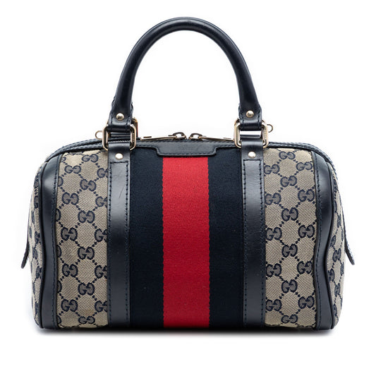 Gucci Small GG Canvas Web Joy Boston Bag