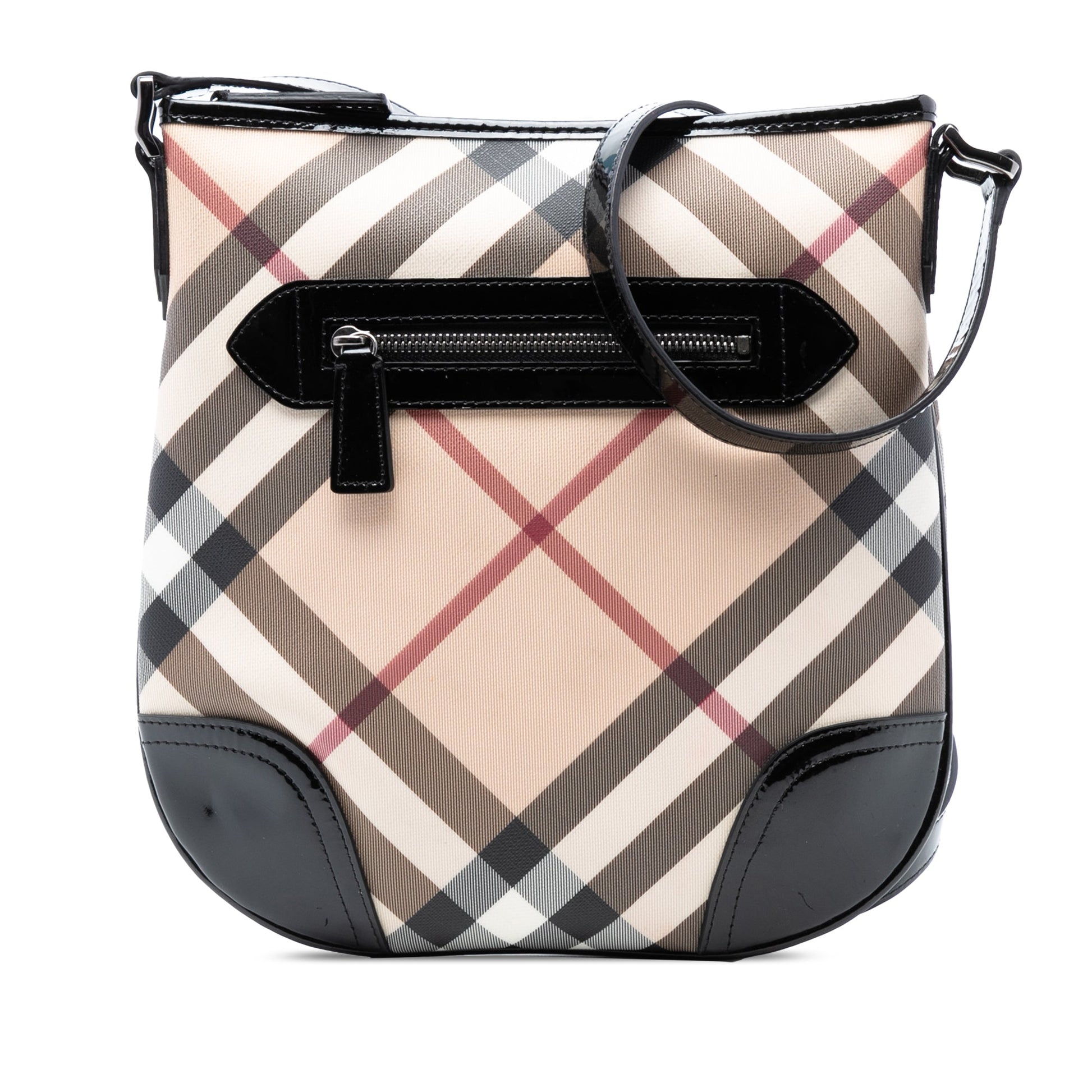 Burberry Supernova Check Coated Canvas Dryden Crossbody