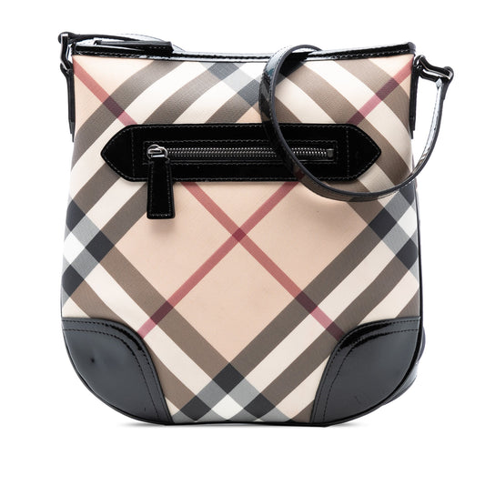 Burberry Supernova Check Coated Canvas Dryden Crossbody