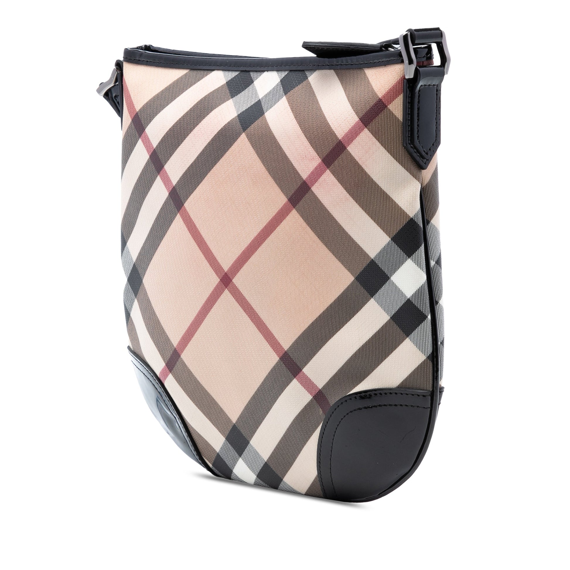 Burberry Supernova Check Coated Canvas Dryden Crossbody