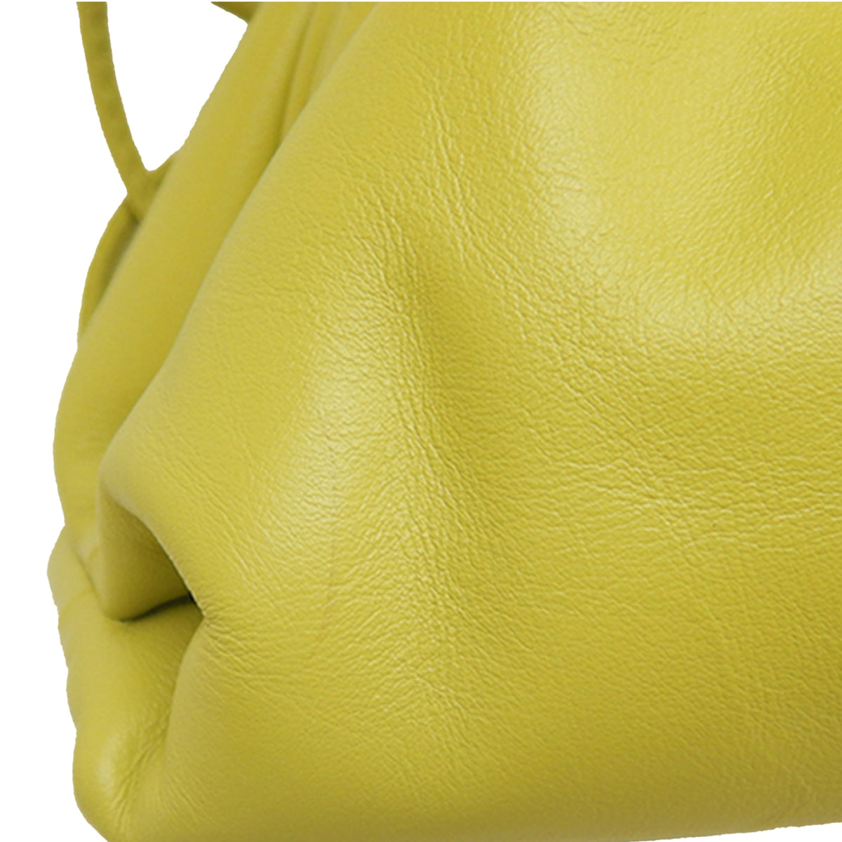 Bottega Veneta Lambskin The Mini Pouch Crossbody — Yellow