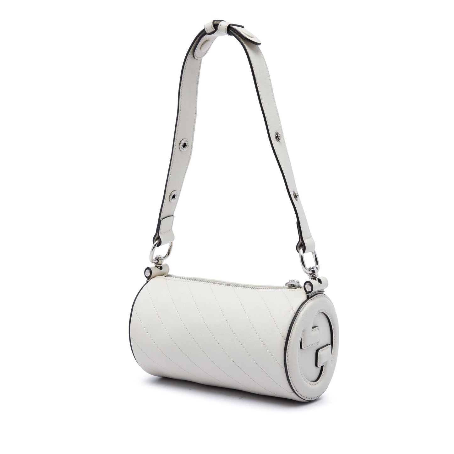 Gucci Mini Calfskin Blondie Barrel Shoulder Bag