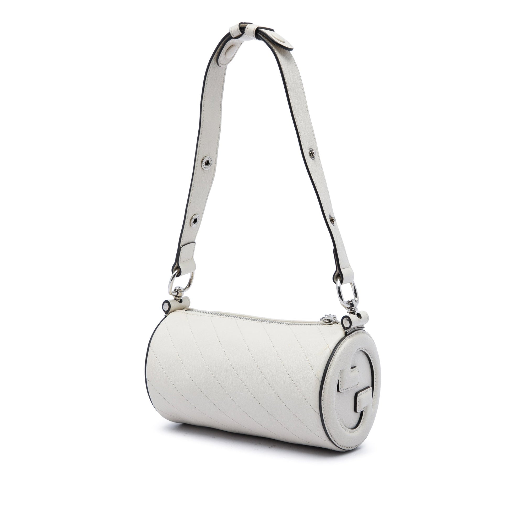 Gucci Mini Calfskin Blondie Barrel Shoulder Bag