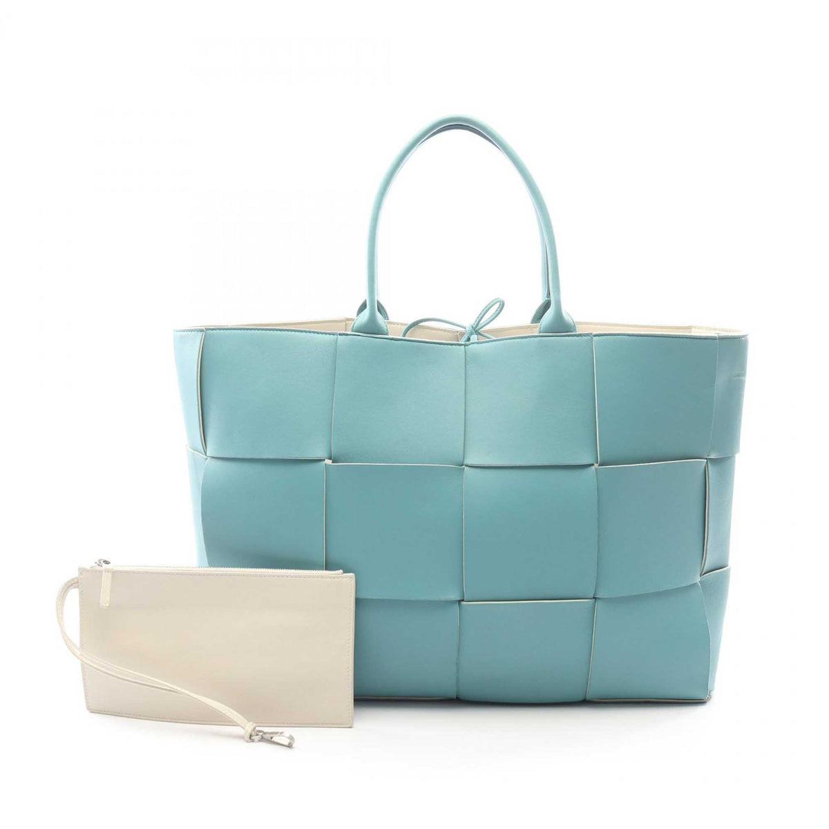 Bottega Veneta Large Leather Intrecciato The Arco Tote