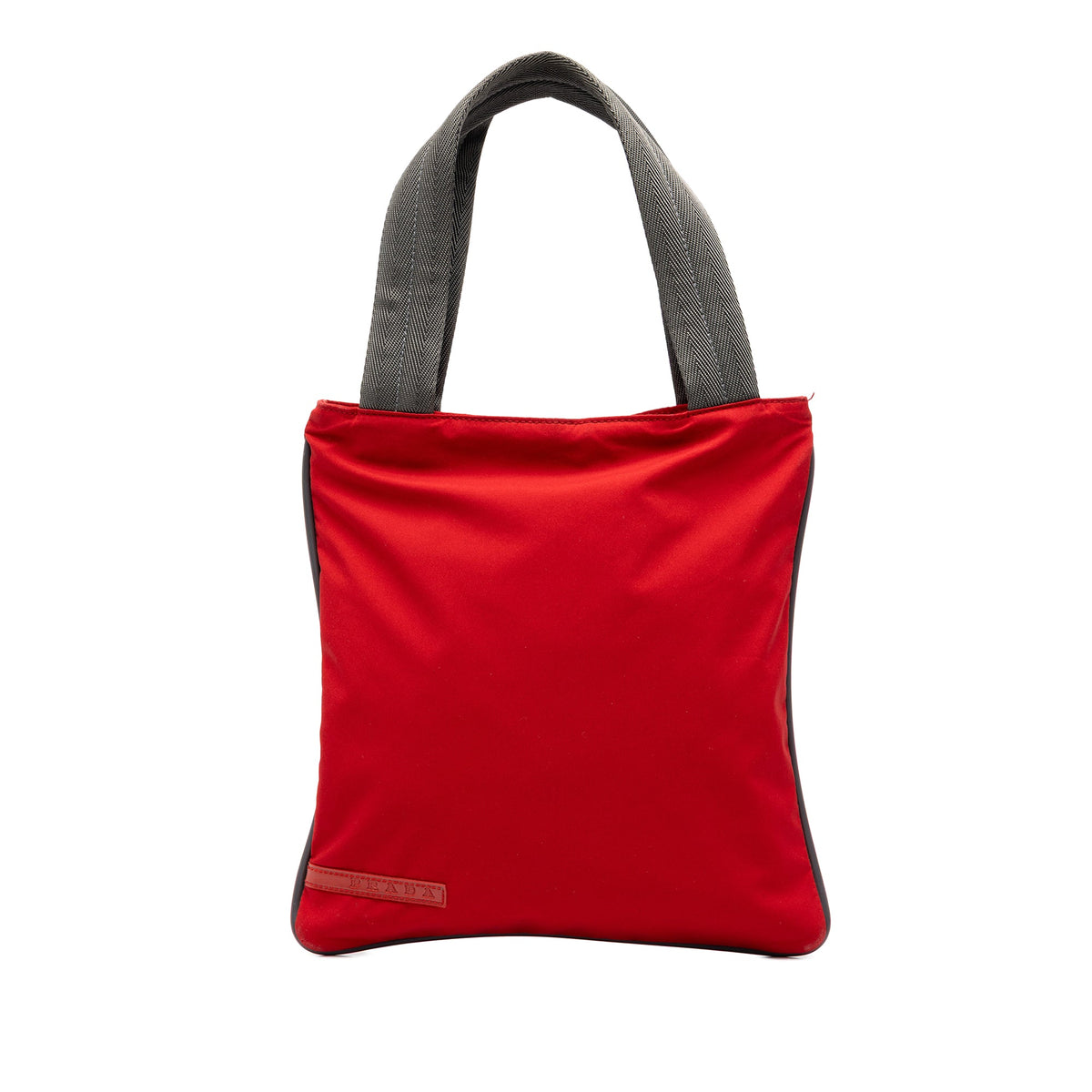 Prada Tessuto Sport Tote — Red