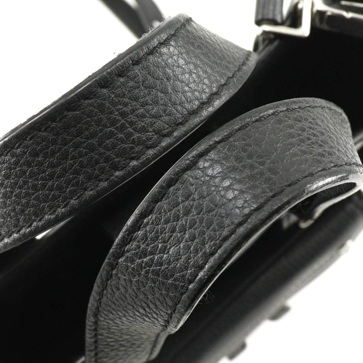 Dior Mini Grained Calfskin Saddle Tote