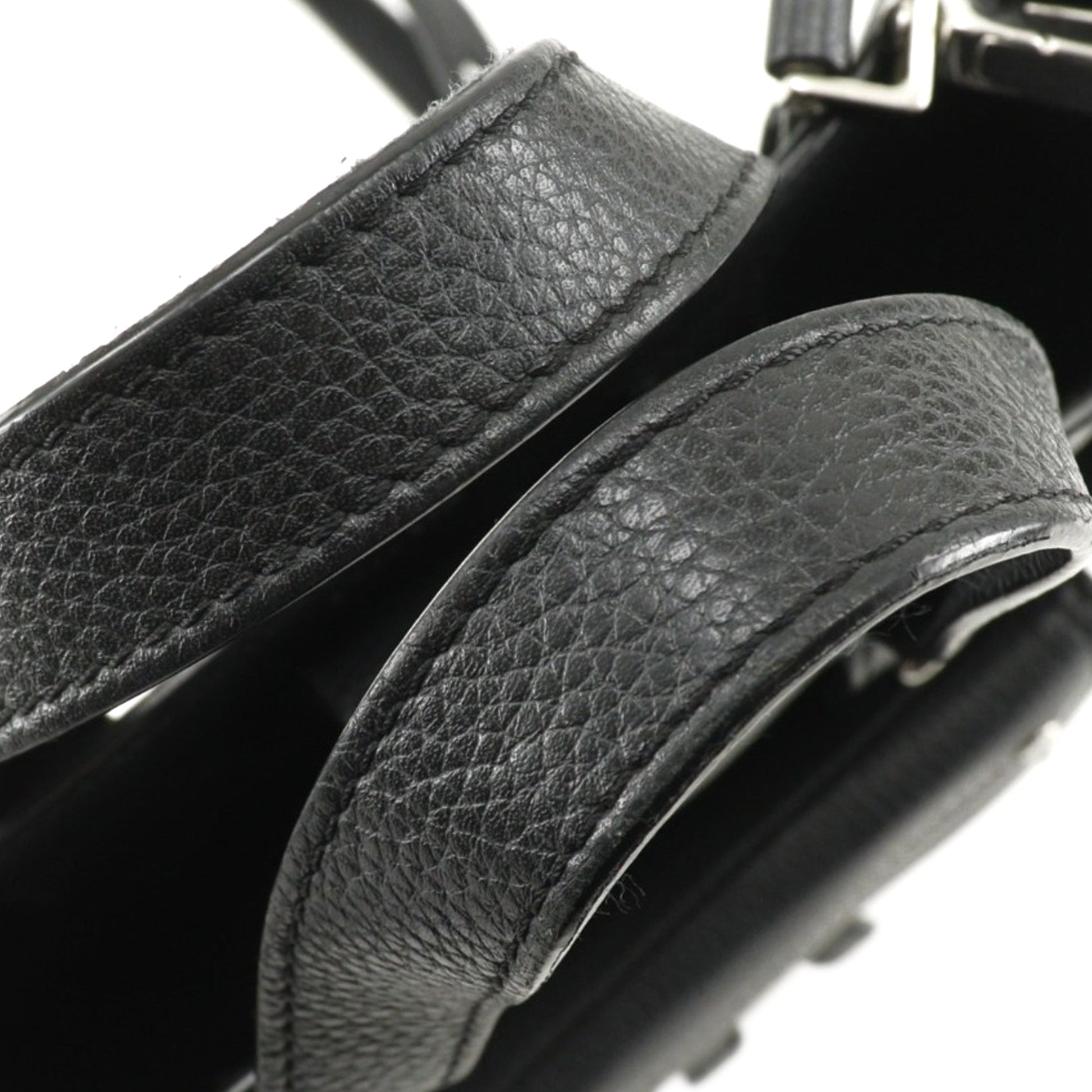 Dior Mini Grained Calfskin Saddle Tote