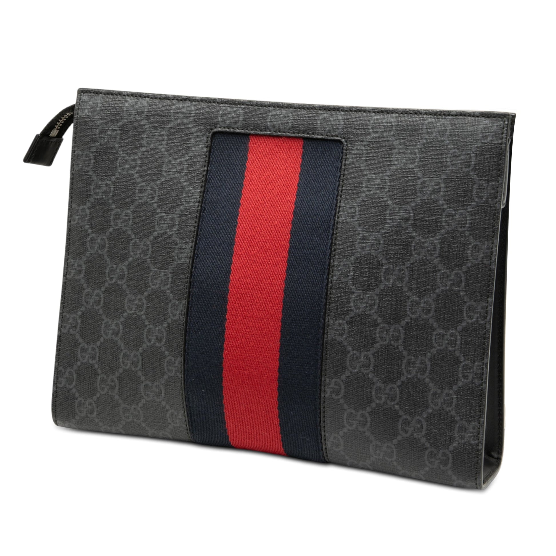Gucci GG Supreme Web Clutch