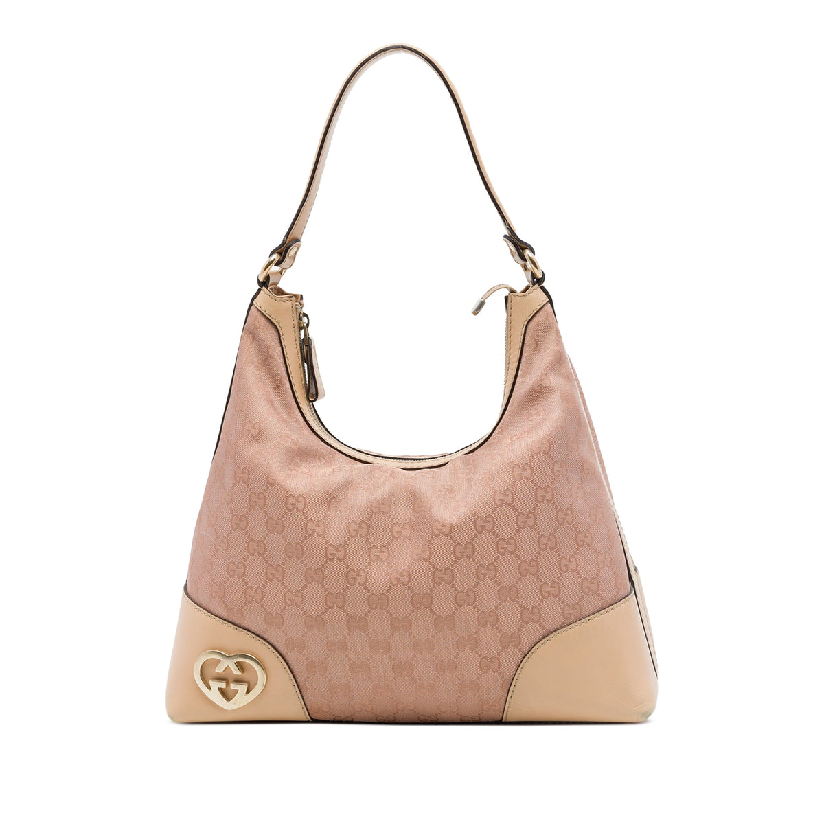 Gucci GG Canvas Lovely Shoulder Bag — Pink