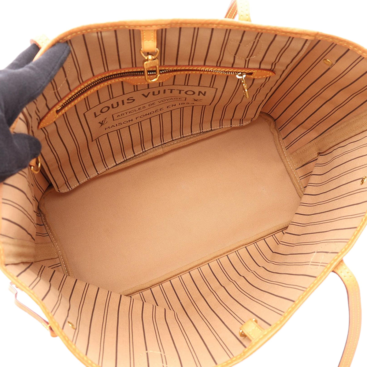 Louis Vuitton Monogram Neverfull Inside Out MM — Brown