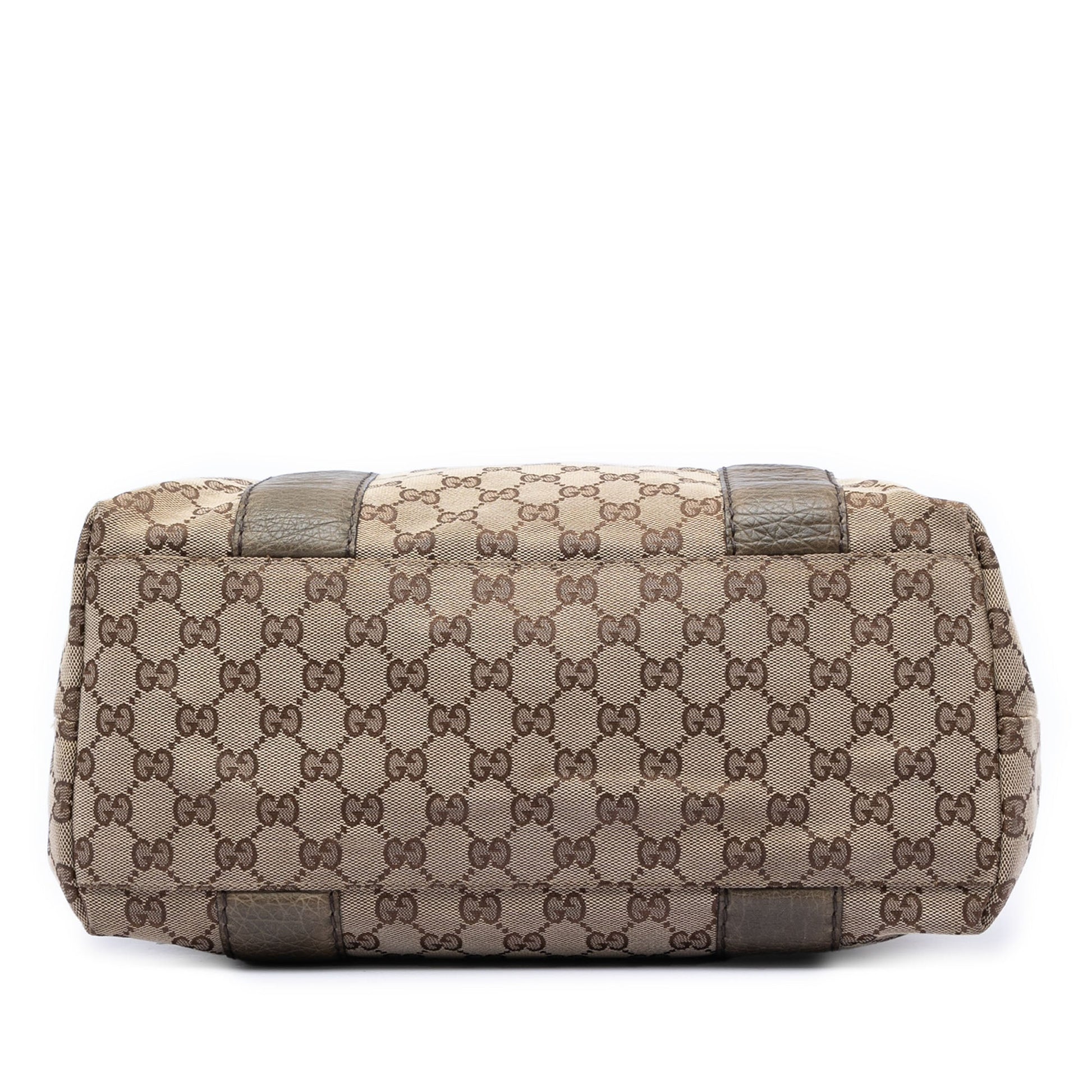Gucci Large GG Canvas Bamboo Libeccio Tote