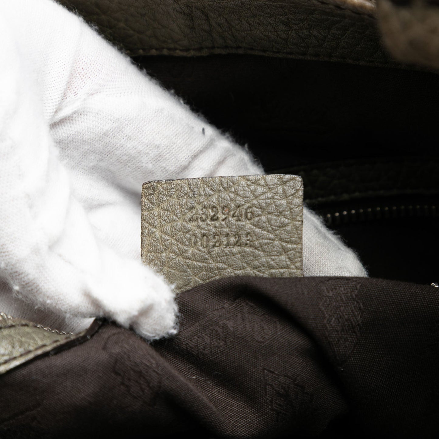Gucci Large GG Canvas Bamboo Libeccio Tote
