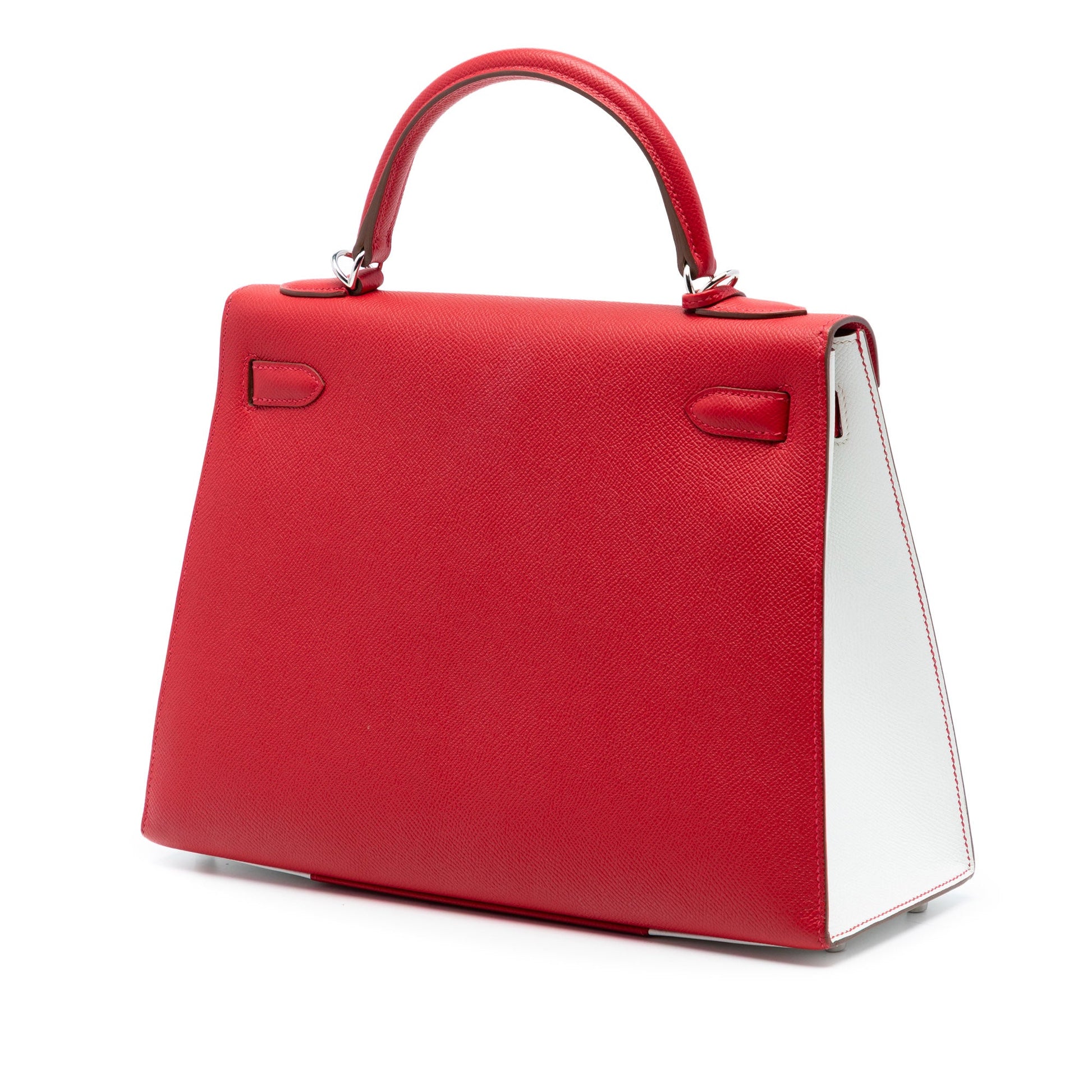 Hermès Bicolor Epsom Kelly Flag Sellier 32