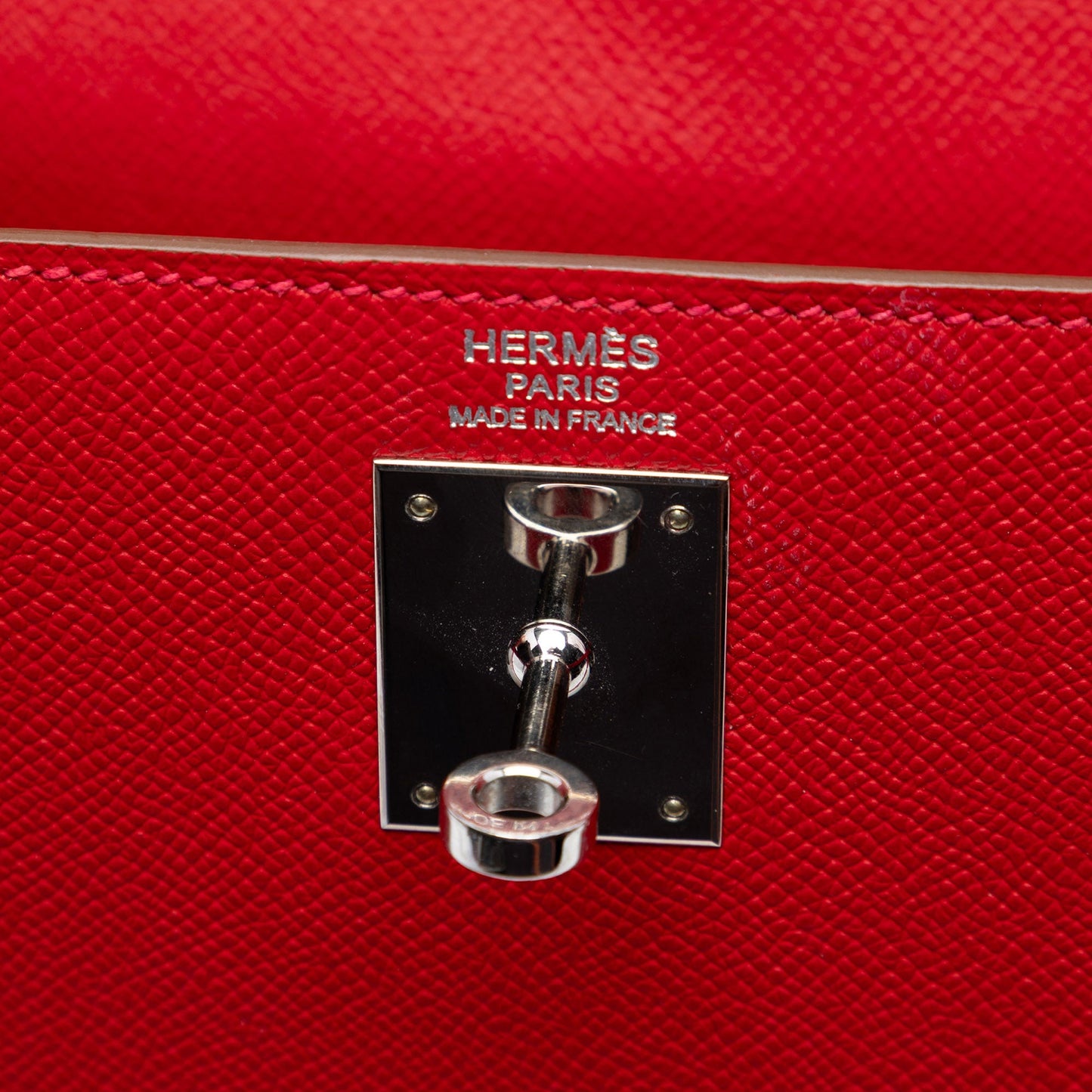 Hermès Bicolor Epsom Kelly Flag Sellier 32