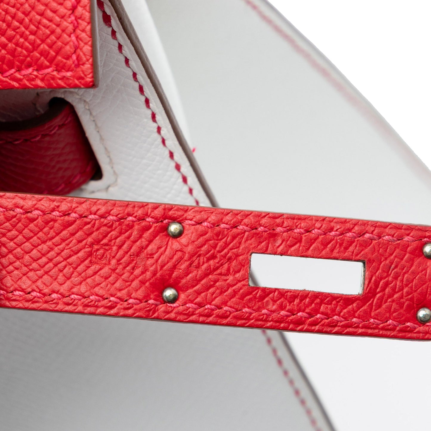 Hermès Bicolor Epsom Kelly Flag Sellier 32