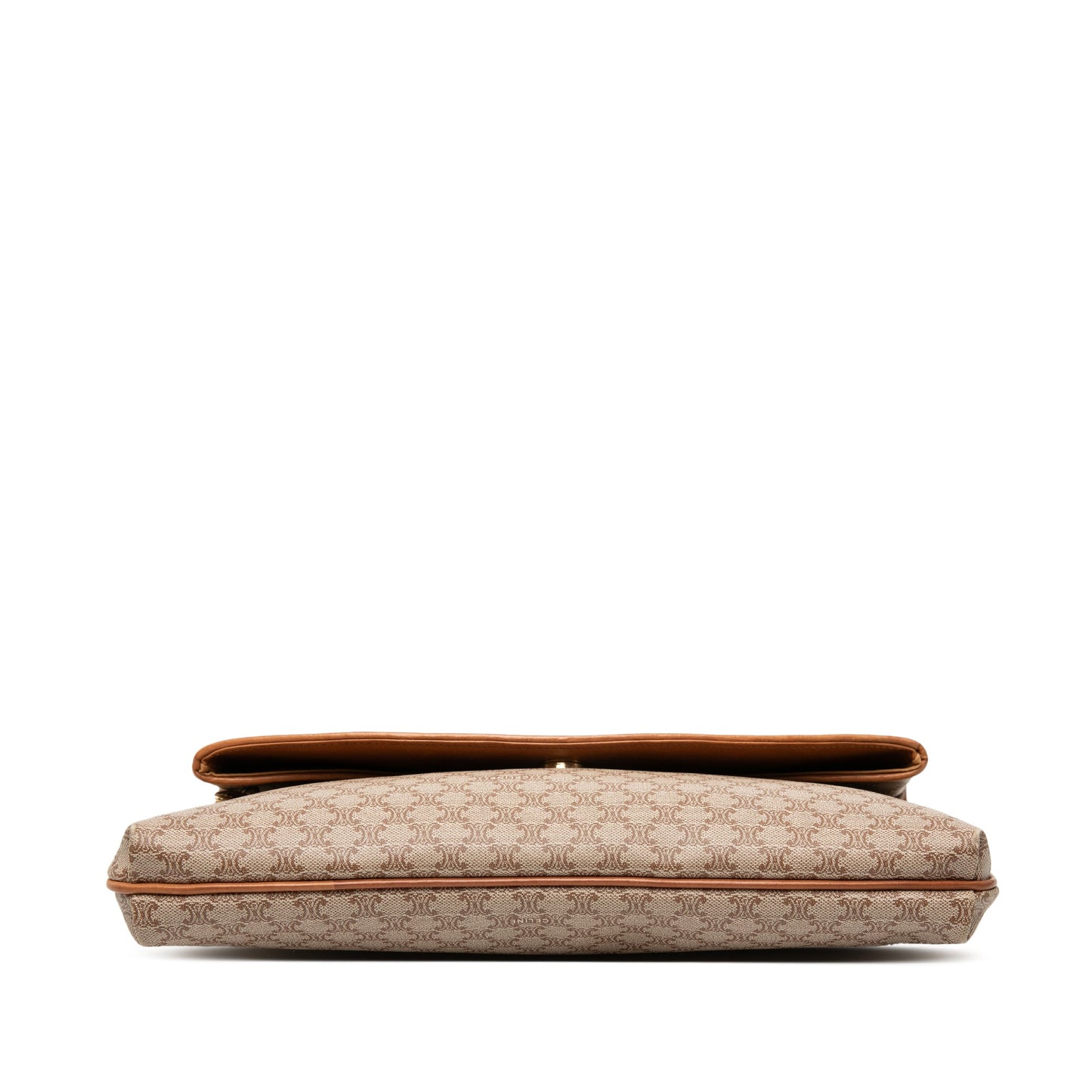 Celine Macadam Coated Canvas Clutch
