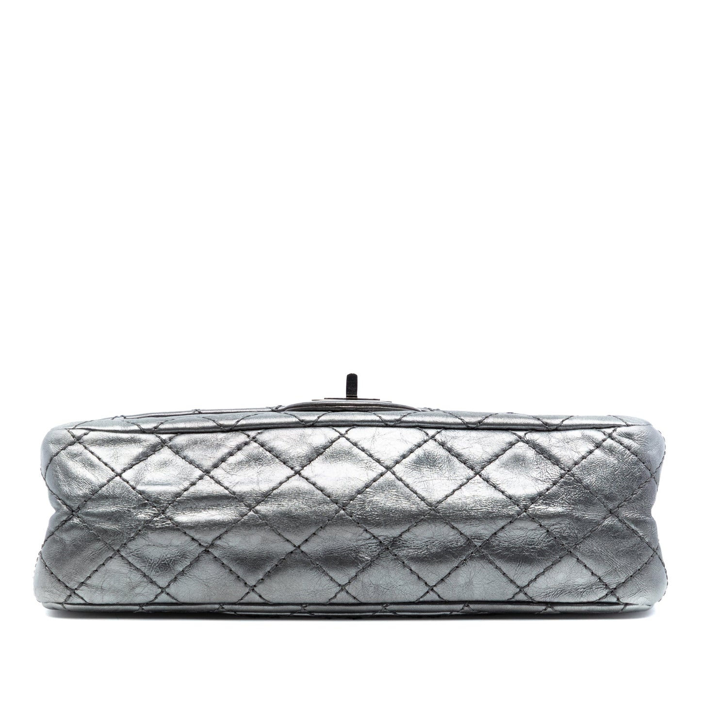 Quilted Aged Calfskin Reissue 2.55 Double Flap 225 with Pouch