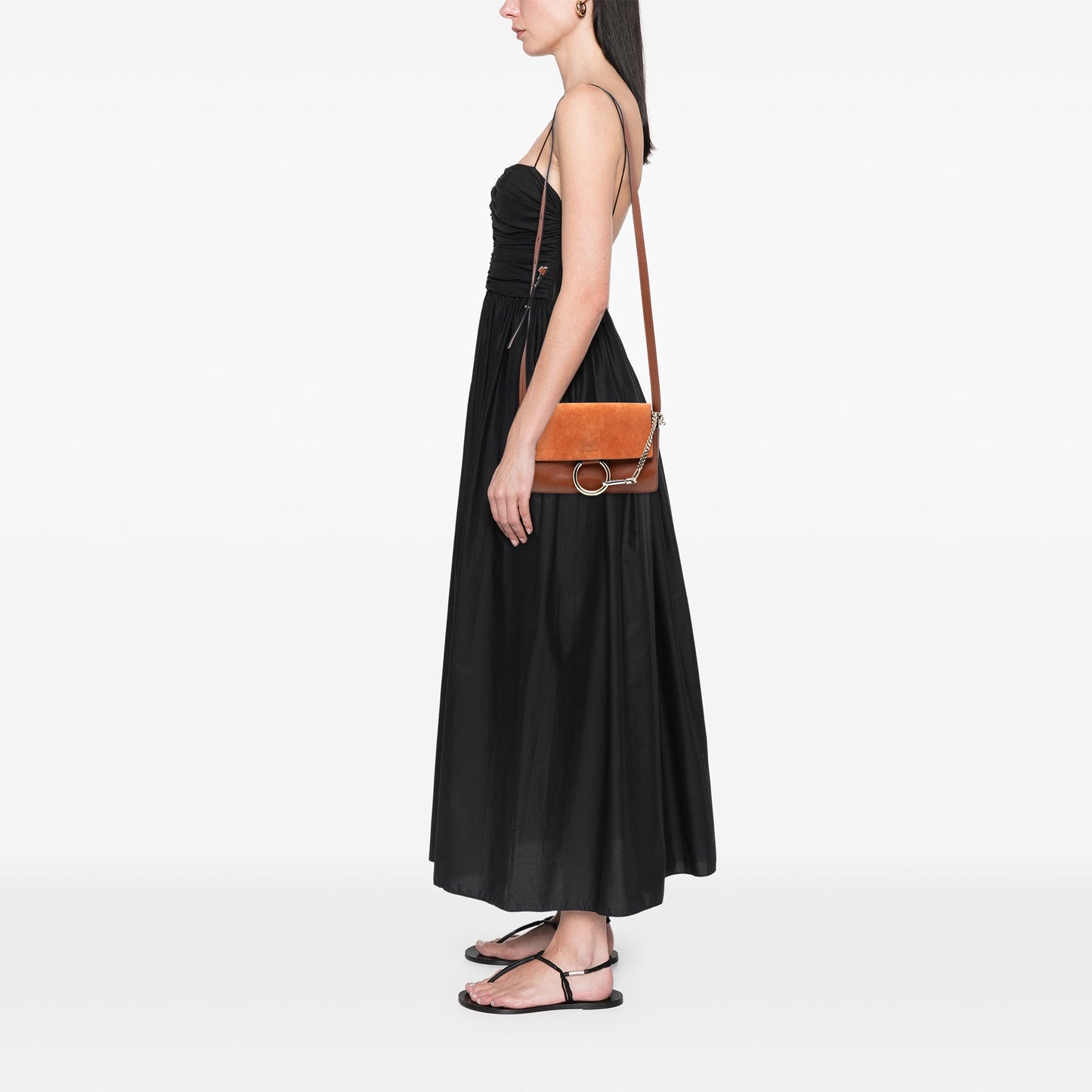 Chloé Small Suede and Calfskin Faye Crossbody