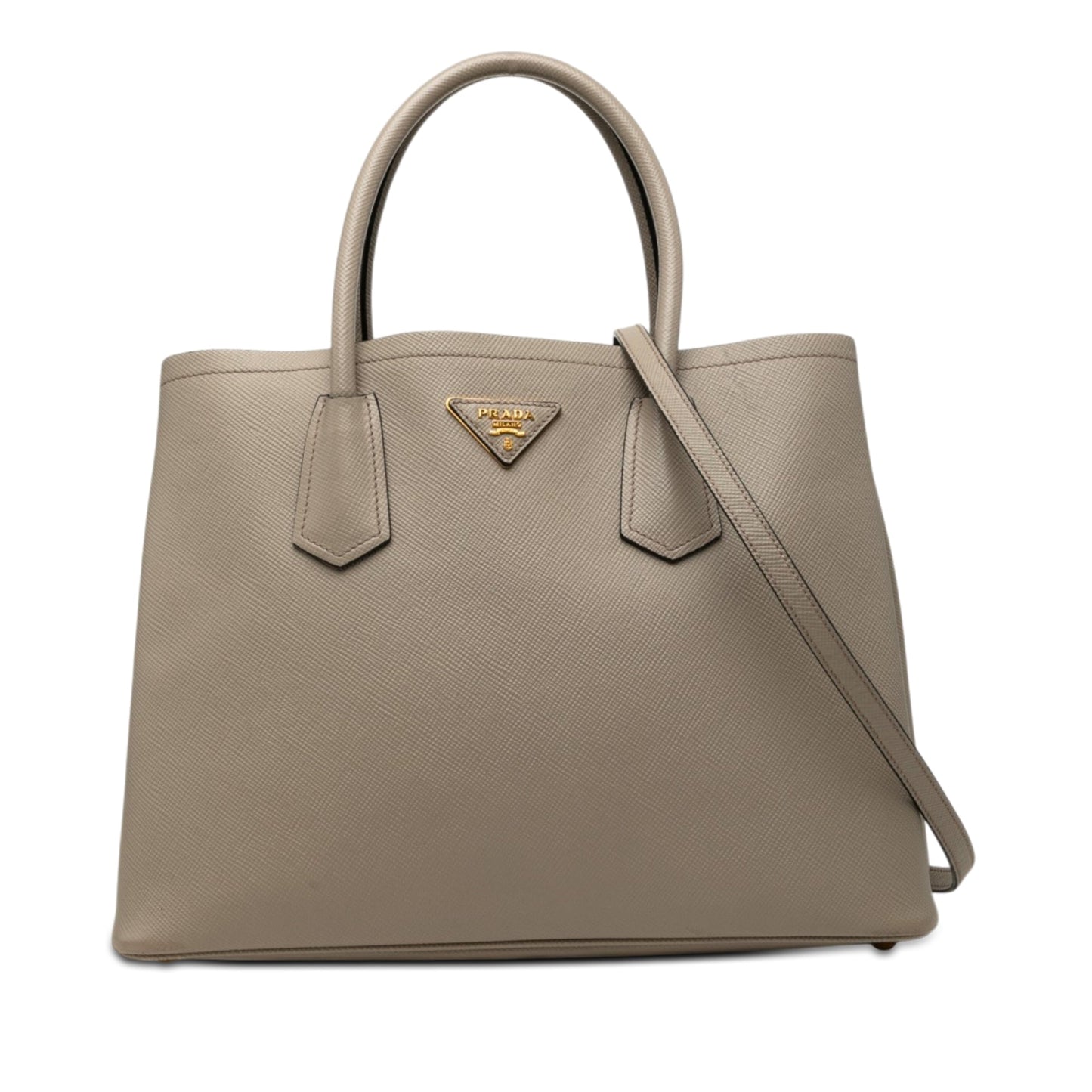 Prada Medium Saffiano Cuir Double Satchel