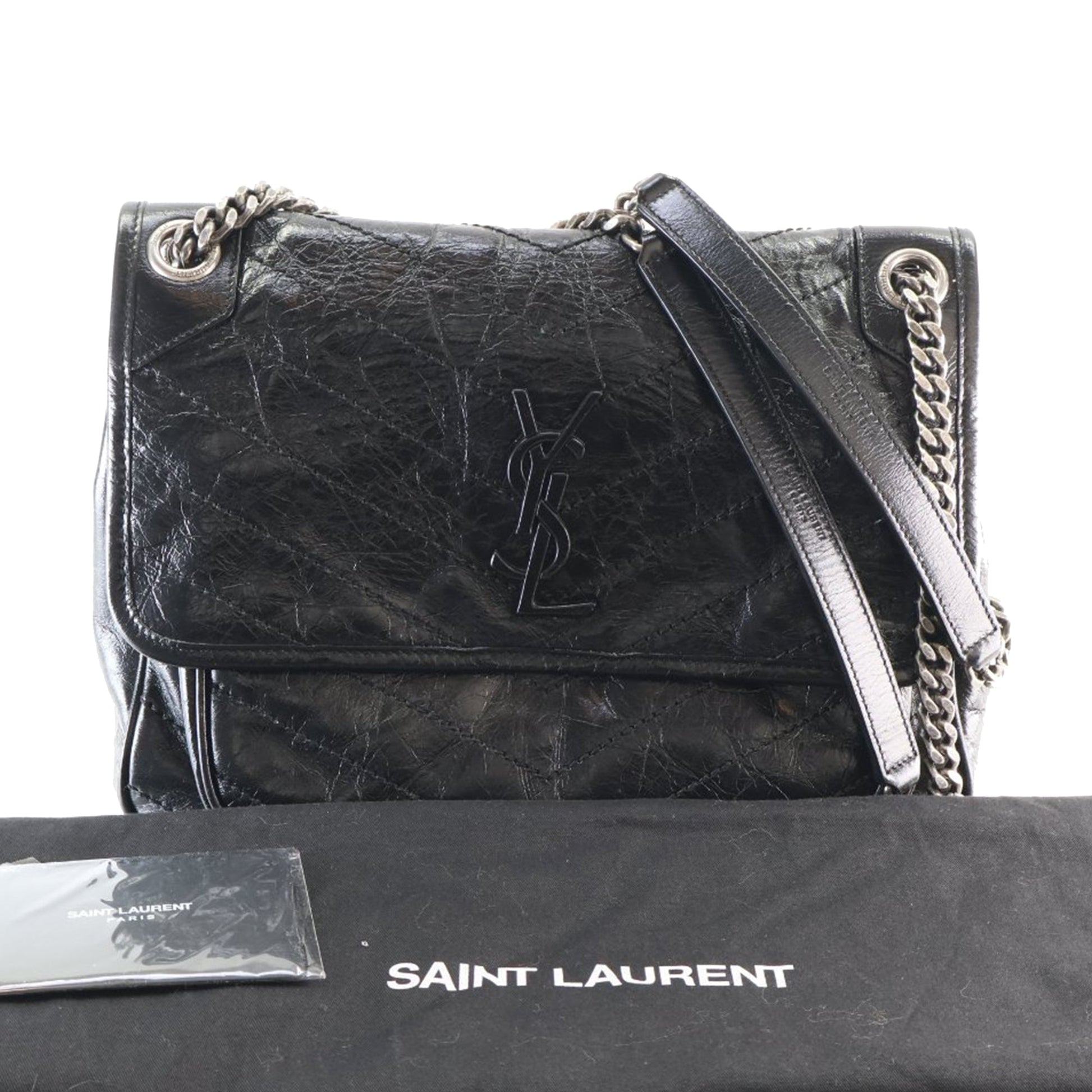 Medium Crinkled Calfskin Niki
