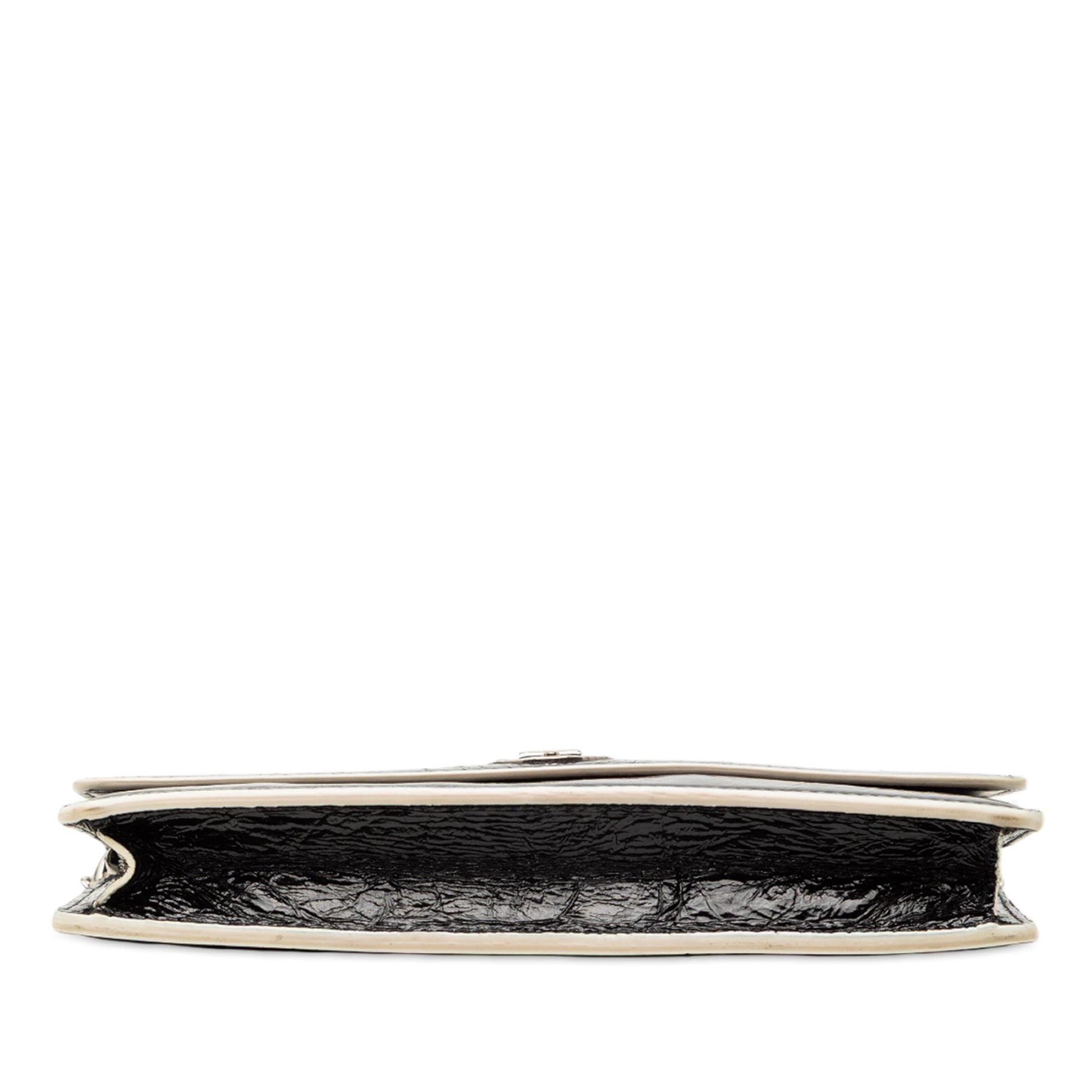 Dior Patent Diorever Croisiere Wallet on Chain