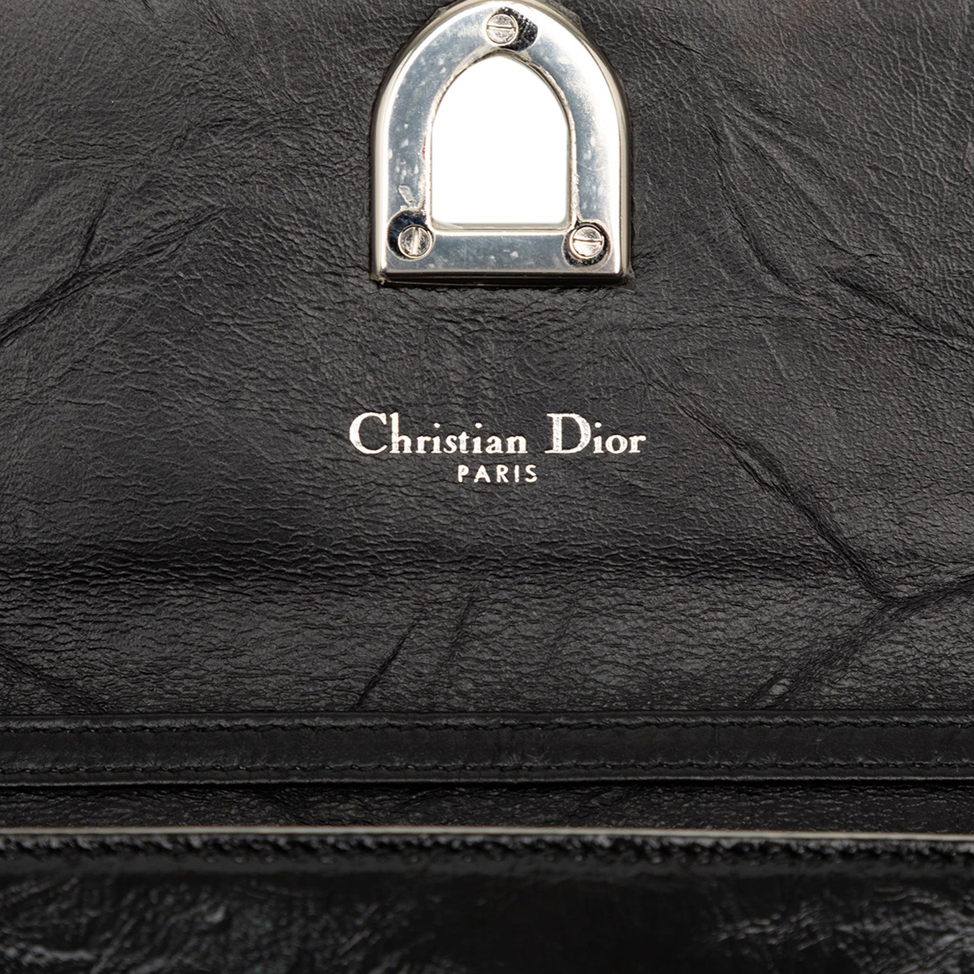 Dior Patent Diorever Croisiere Wallet on Chain
