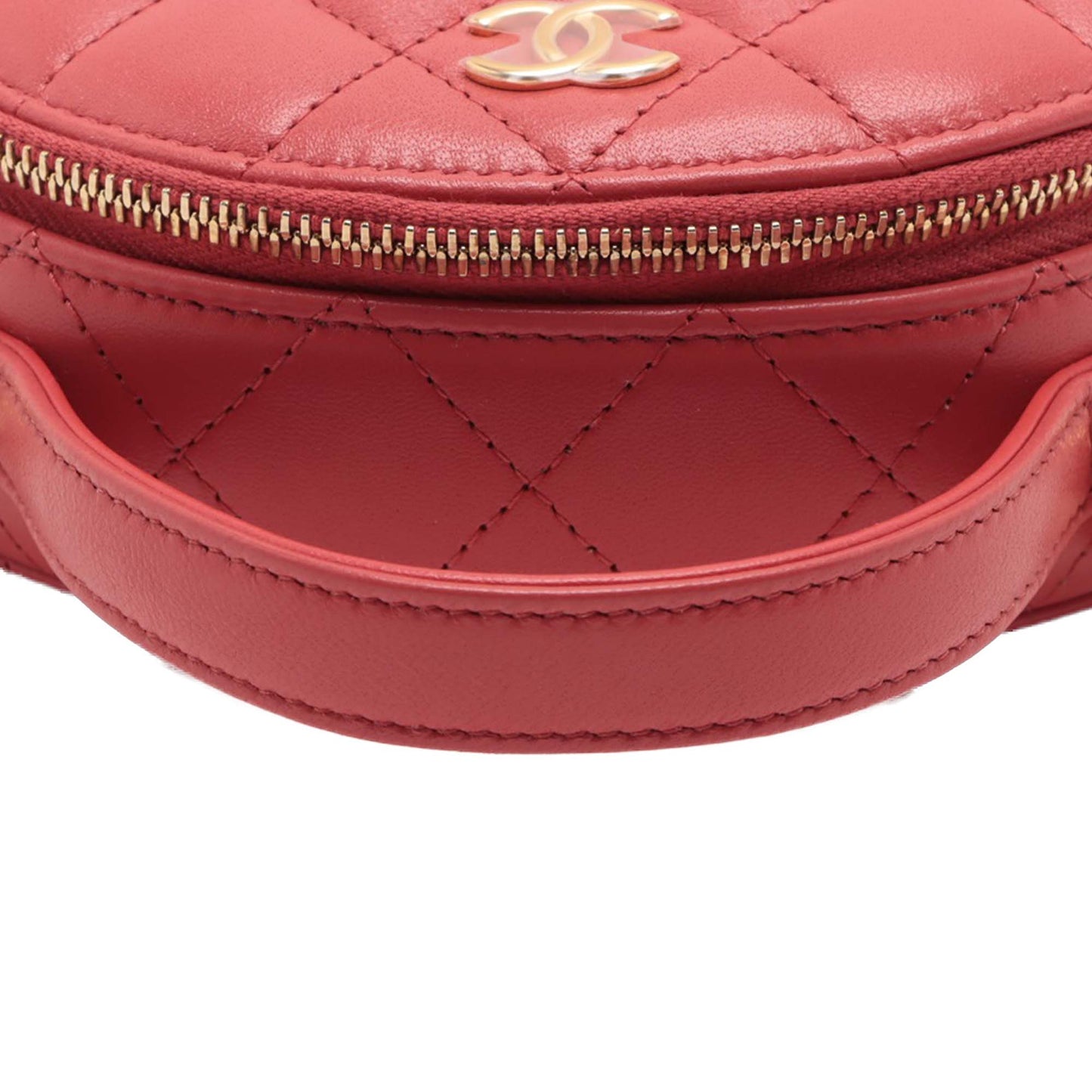 Chanel Quilted Lambskin Chic Riviera Top Handle Vanity Case