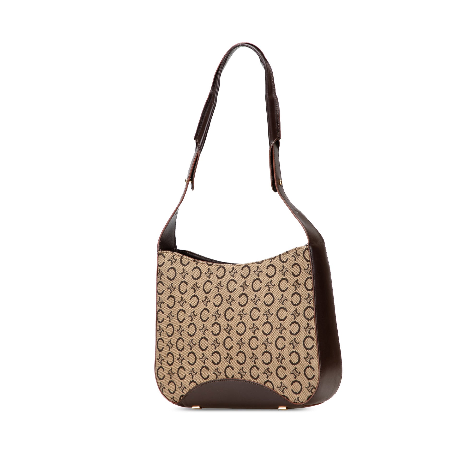 Celine C Macadam Canvas Shoulder Bag