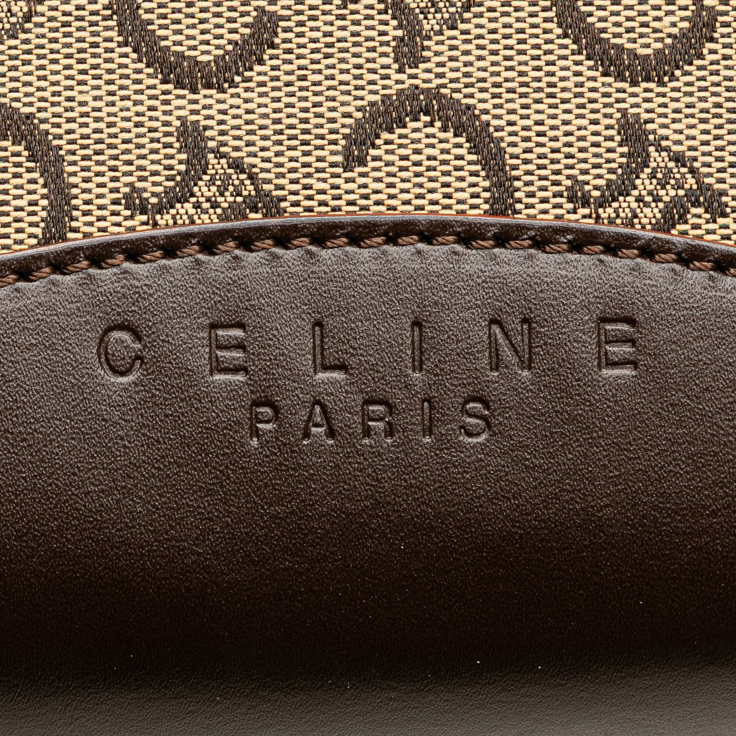 Celine C Macadam Canvas Shoulder Bag