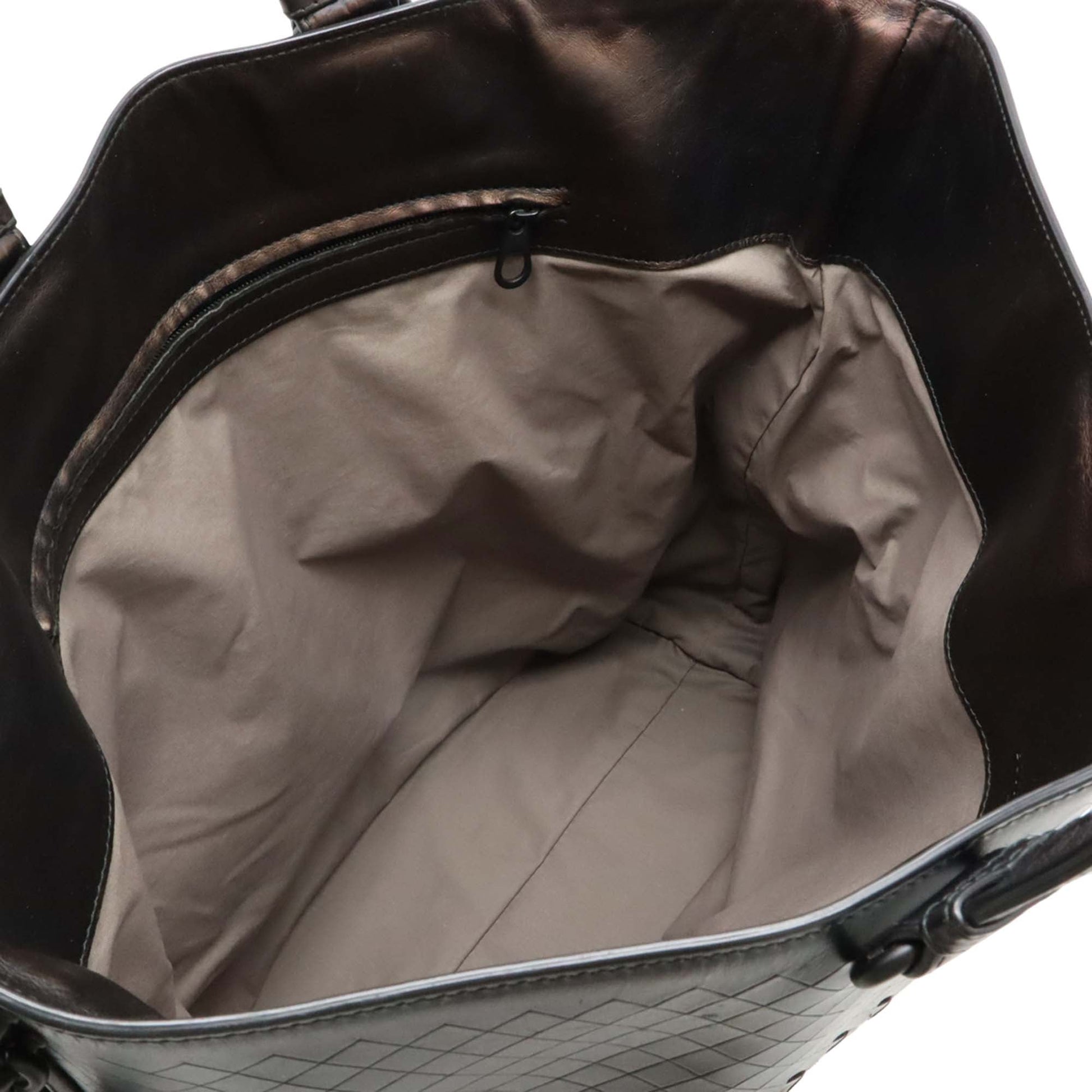 Bottega Veneta Bicolor Nappa Intrecciato Imperatore Convertible Tote