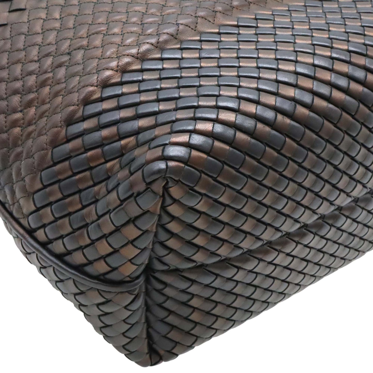 Bottega Veneta Bicolor Nappa Intrecciato Imperatore Convertible Tote