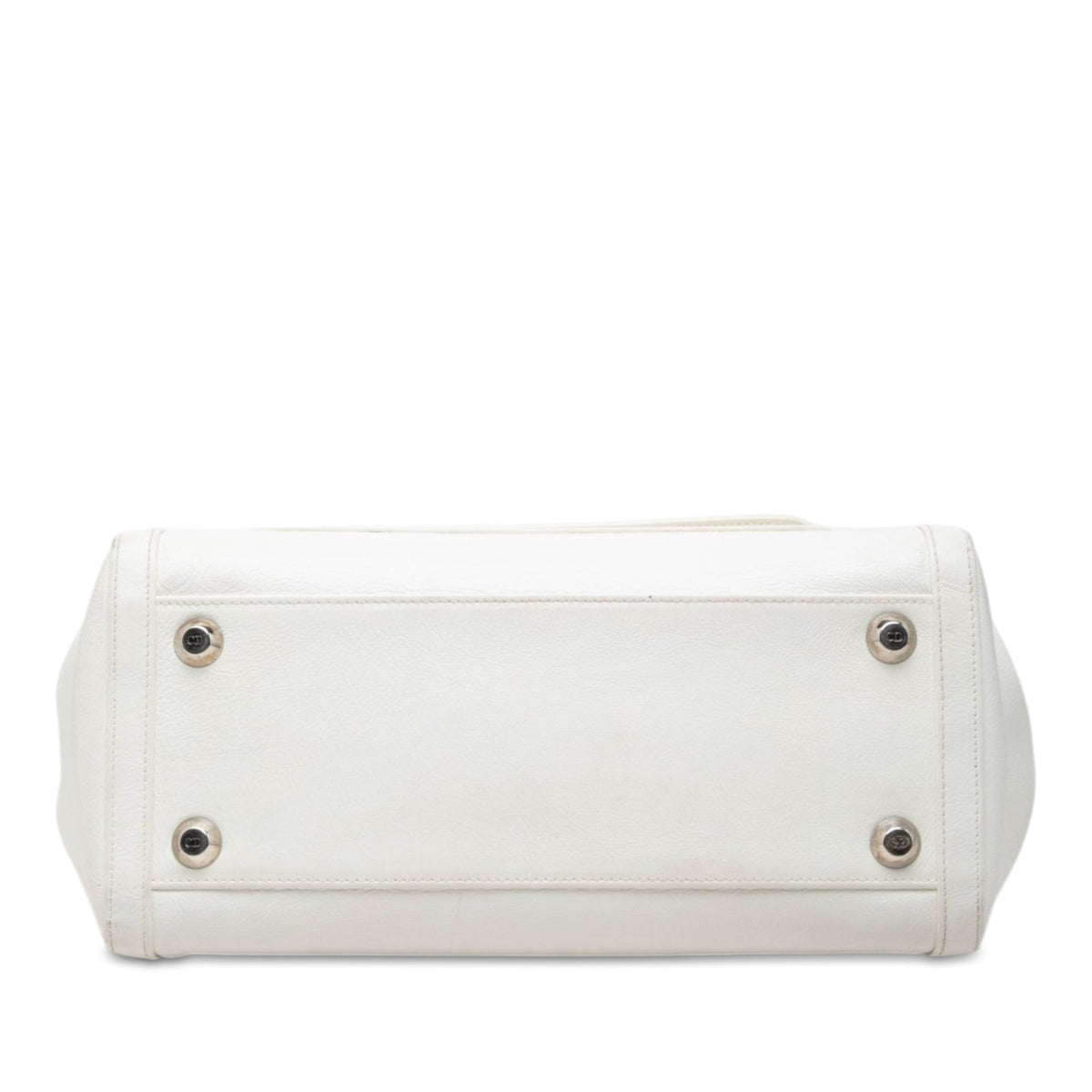Dior Calfskin Flight Handbag — White