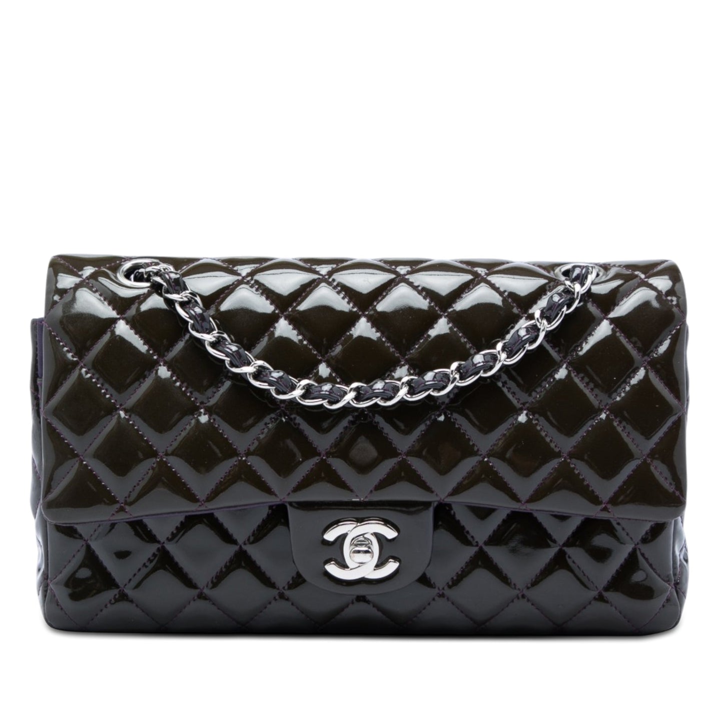 Chanel Medium Classic Patent Double Flap