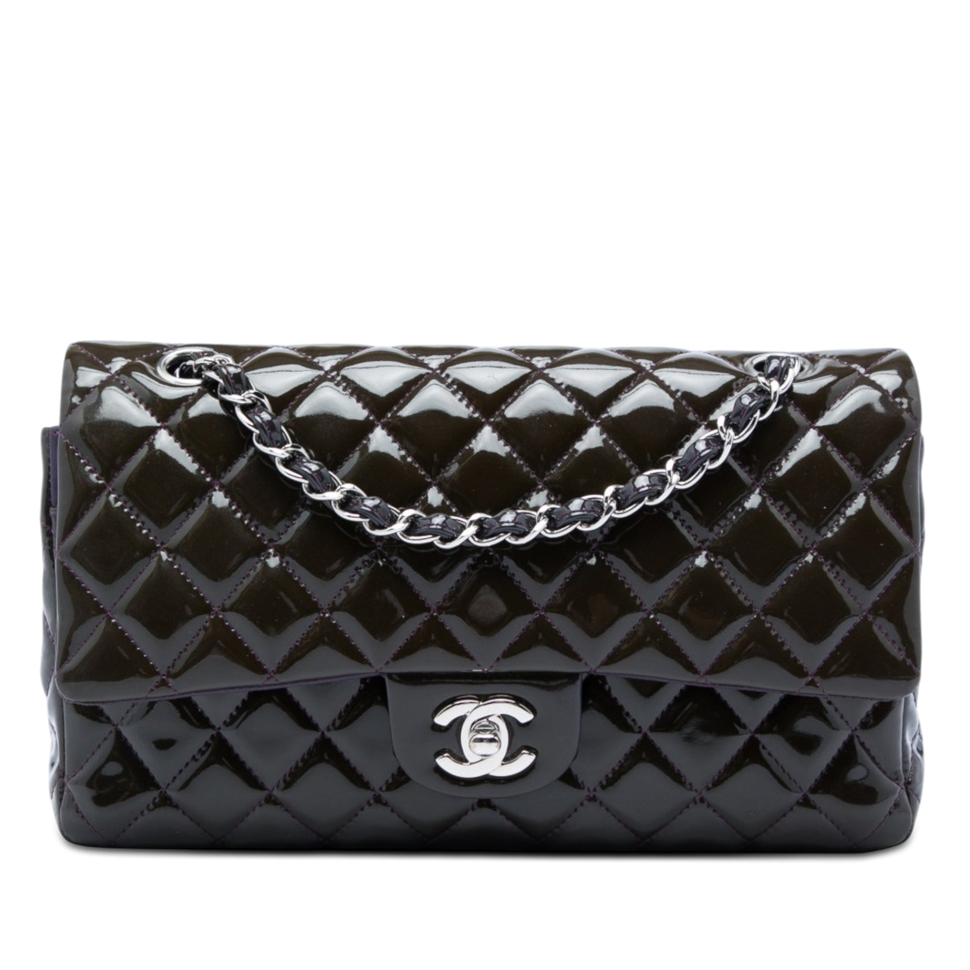 Chanel Medium Classic Patent Double Flap