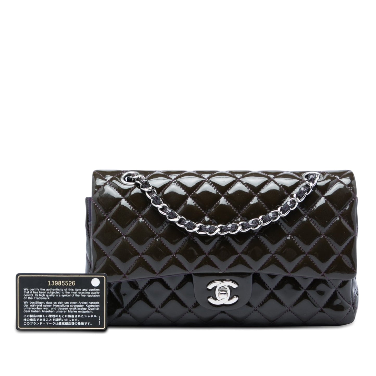 Chanel Medium Classic Patent Double Flap