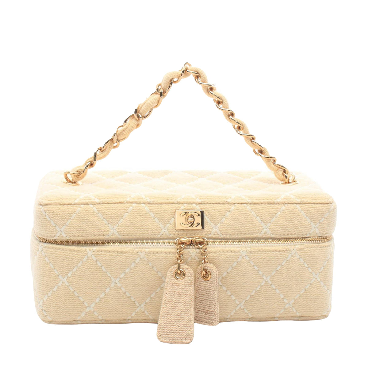 Chanel Wild Stitch Canvas Vanity Bag