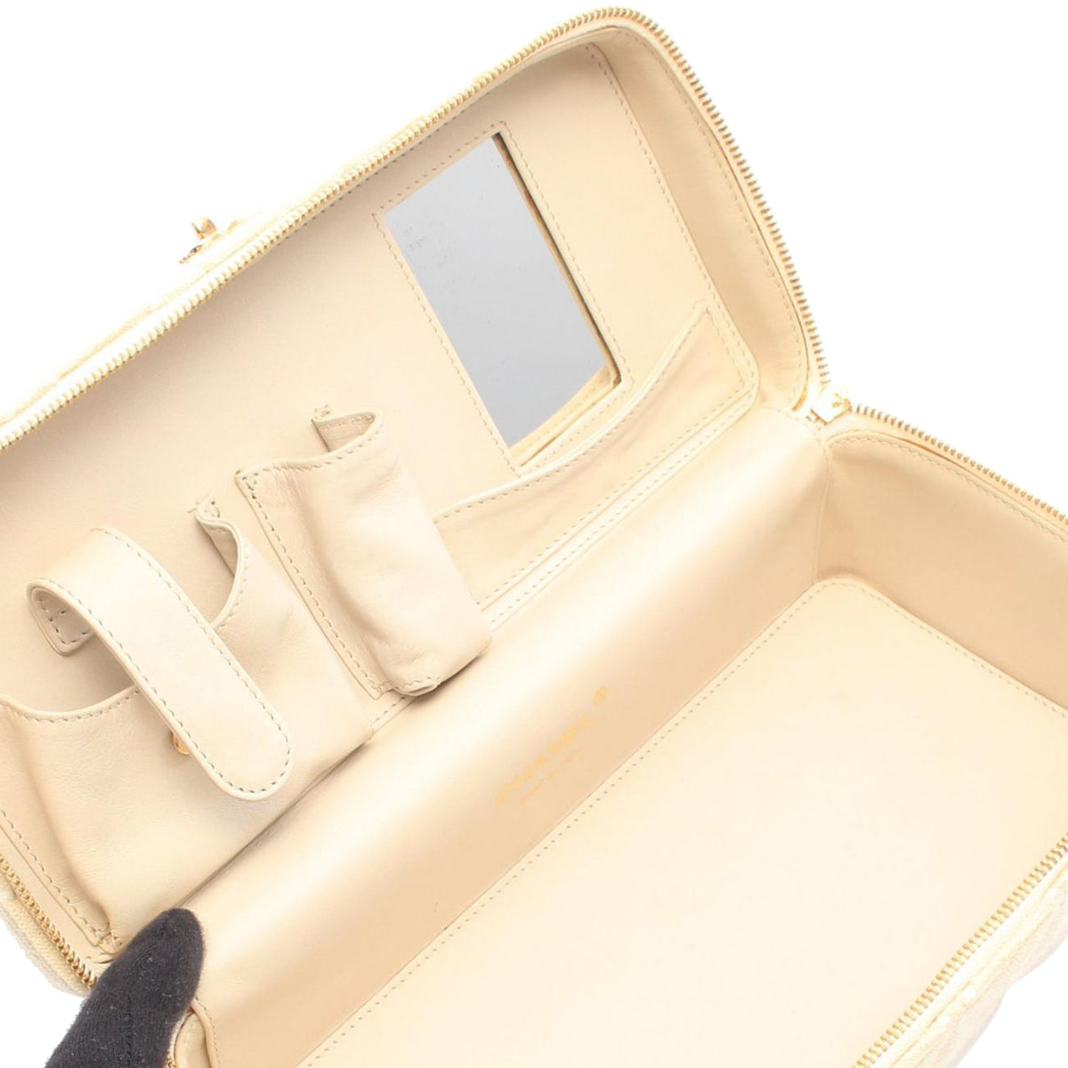 Chanel Wild Stitch Canvas Vanity Bag