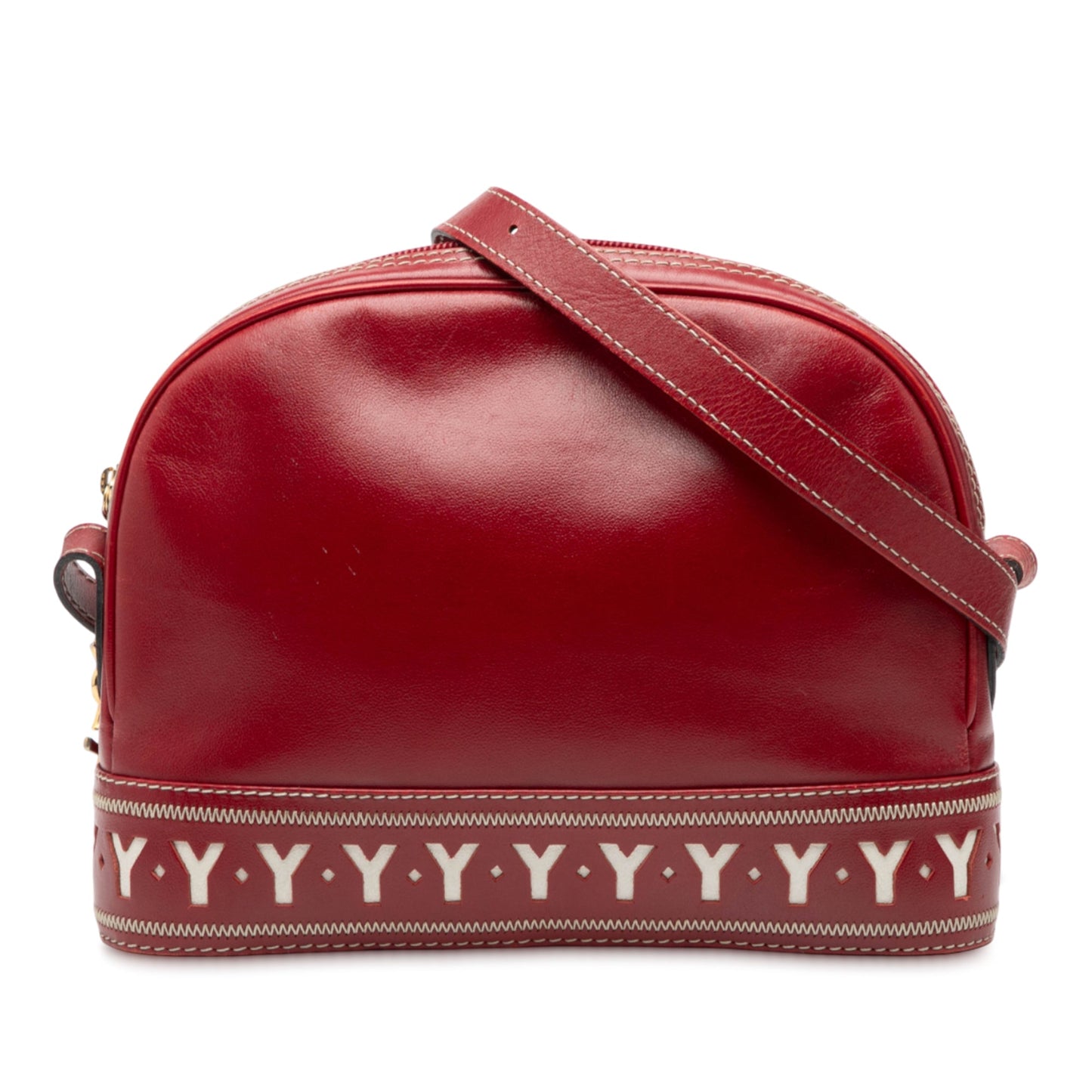 Saint Laurent Leather Dome Shoulder Bag