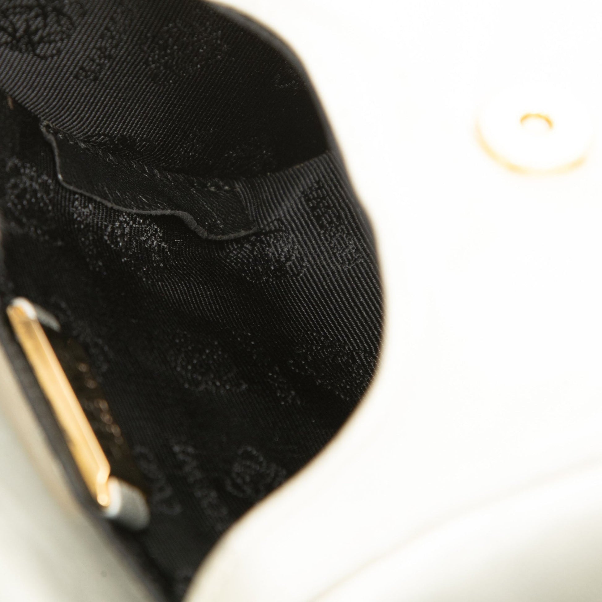 LOEWE Metallic Leather Anagram Flower Handbag